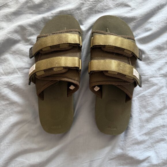 Suicoke MOTO-CAB Sandal in Olive, Size 11 - Picture 2 of 5